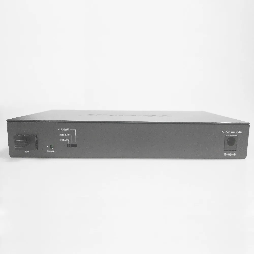 TP Link 10 портов Ethernet коммутатор стальной металлический 8 POE 1 порт гигабит SFP волокно