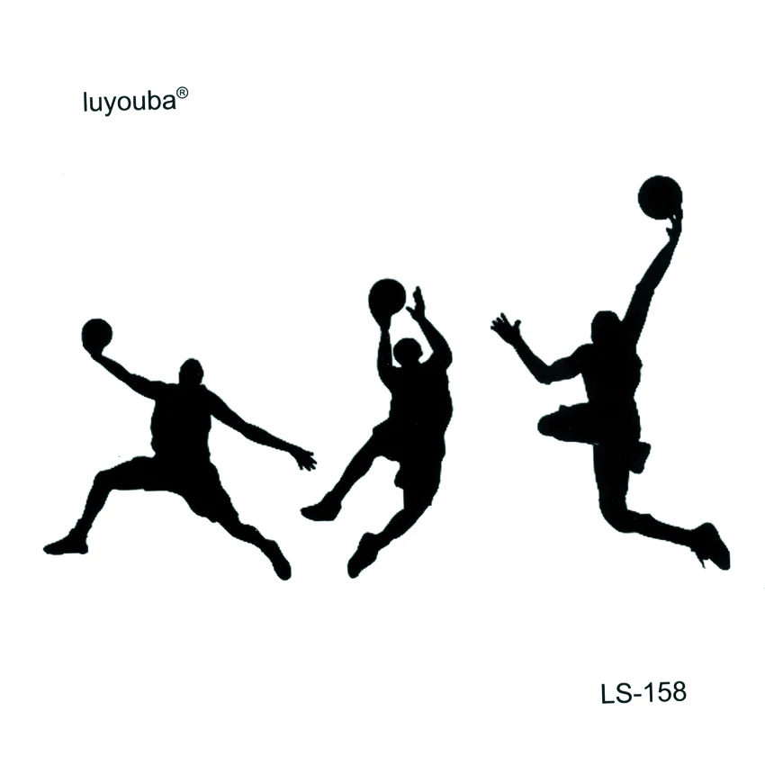Водонепроницаемый временный тату Mr. Basketball мужские спортивные татуировки для