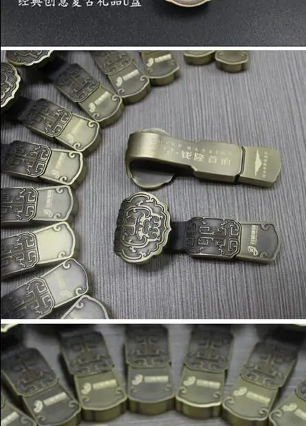 Usb флеш накопитель в китайском стиле водонепроницаемый 32/16/8 ГБ|u disk|metal usblogo usb |