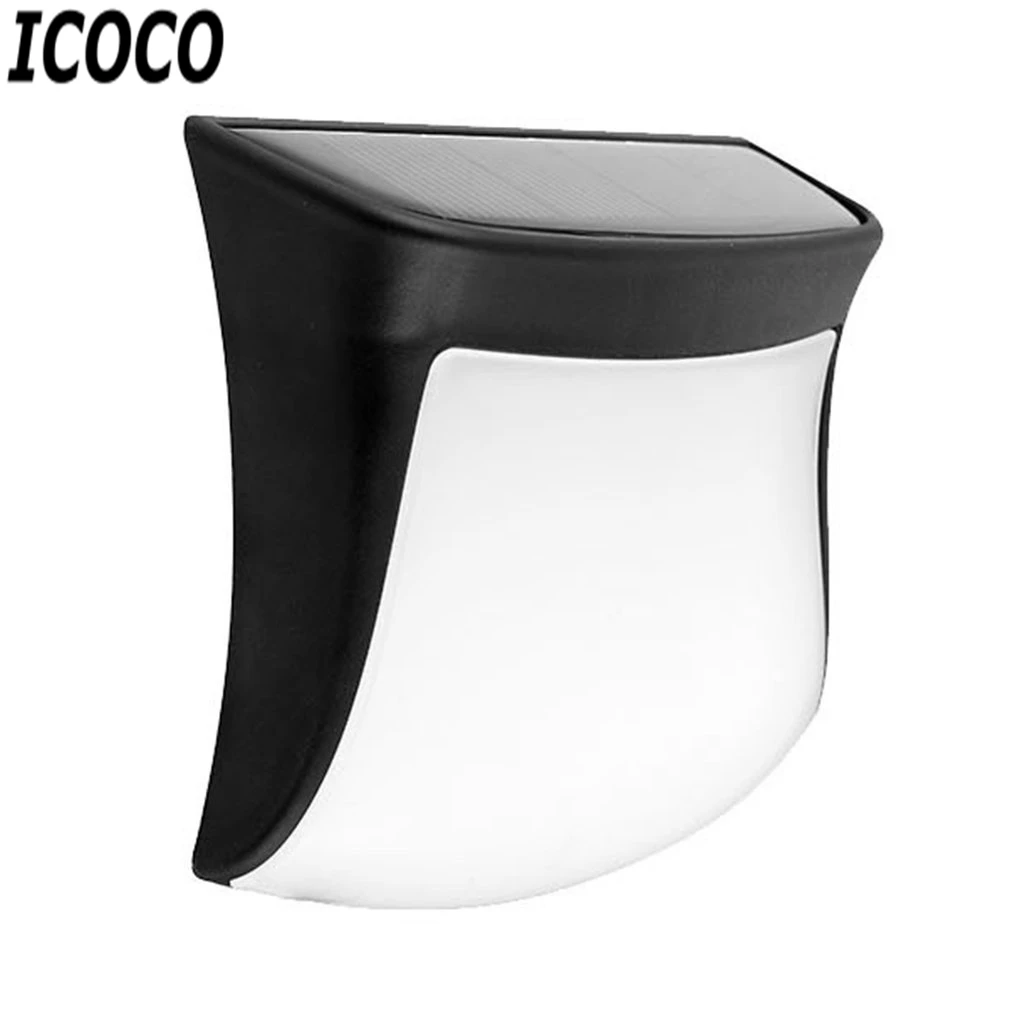 ICOCO 1 шт. 3 светодиодных наружных водонепроницаемых IP65 солнечных батареях Забор