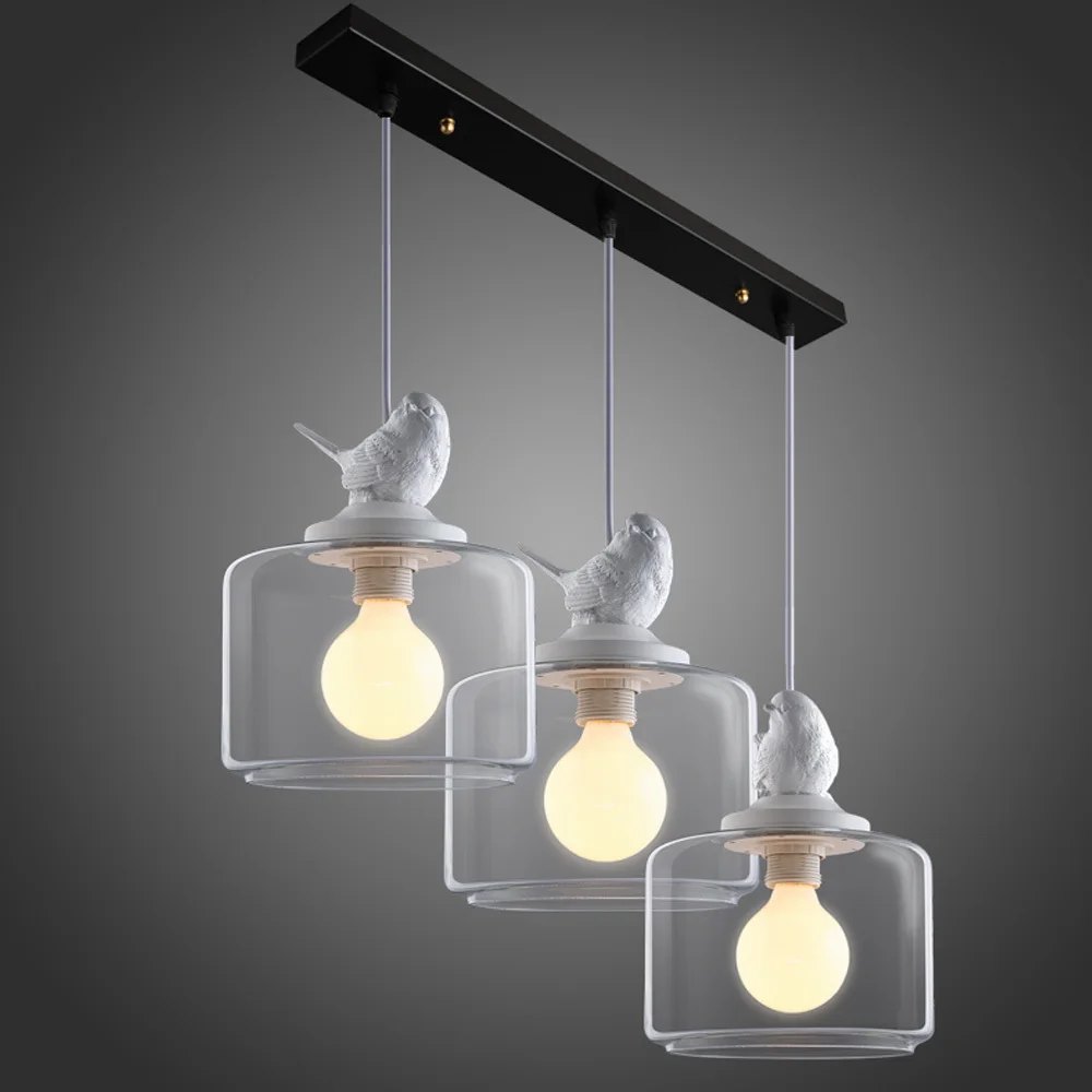 3 головки/комплект подвесной светильник в виде маленькой птицы|bird pendant light|pendant