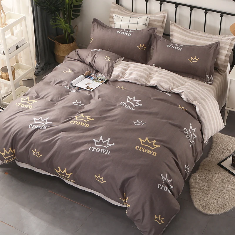 Домашний текстиль весна и осень набор постельных принадлежностей для