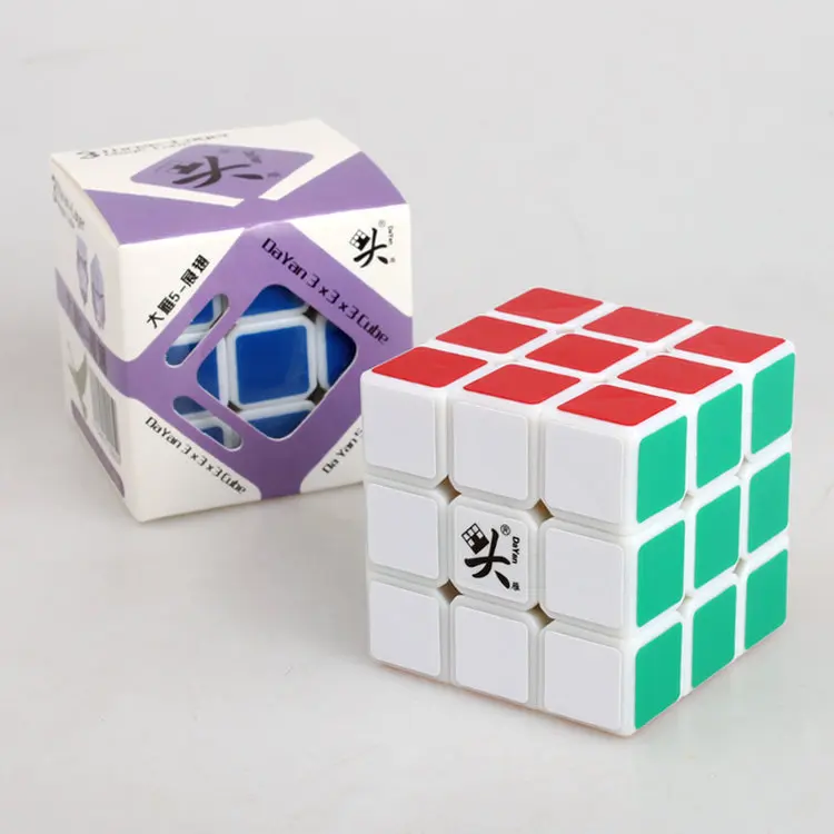 CubeXYZ DY zhanchi 5 7 см кубик без наклеек/черный/белый головоломка идея подарка для X'mas