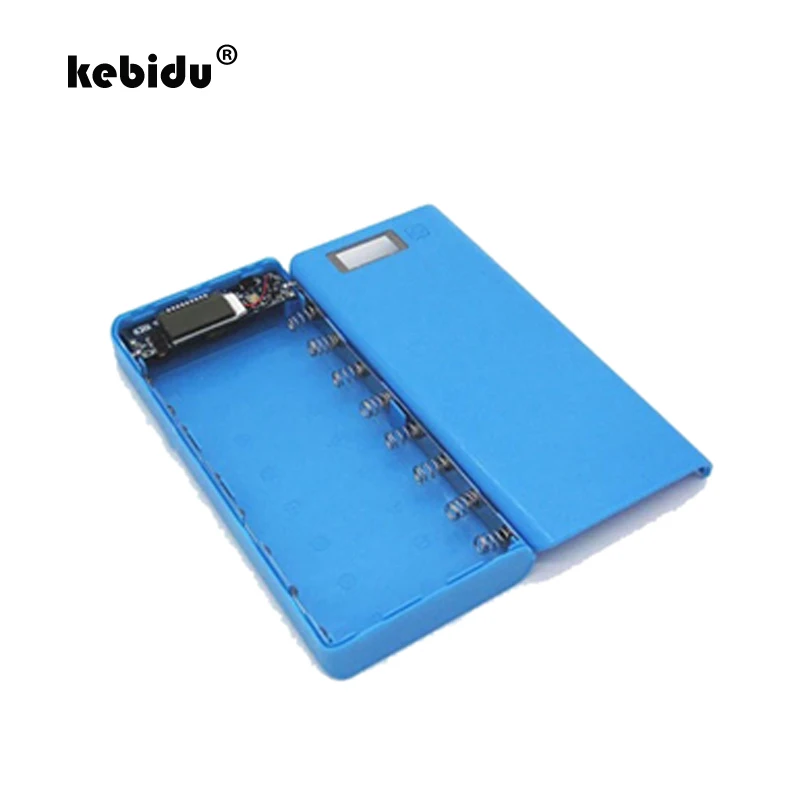 Чехол kebidu 8*18650 с литий ионным аккумулятором 5 В Корпус внешнего аккумулятора DIY