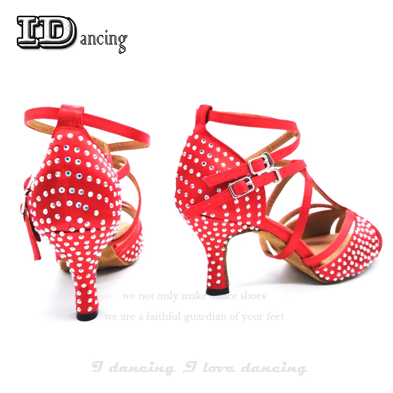 

Ballroom Shoes Girls Square Dance Shoes For Women Latino Salas Latin Dancing Shoes Samba Heels Wedding Shoe JuseDanc