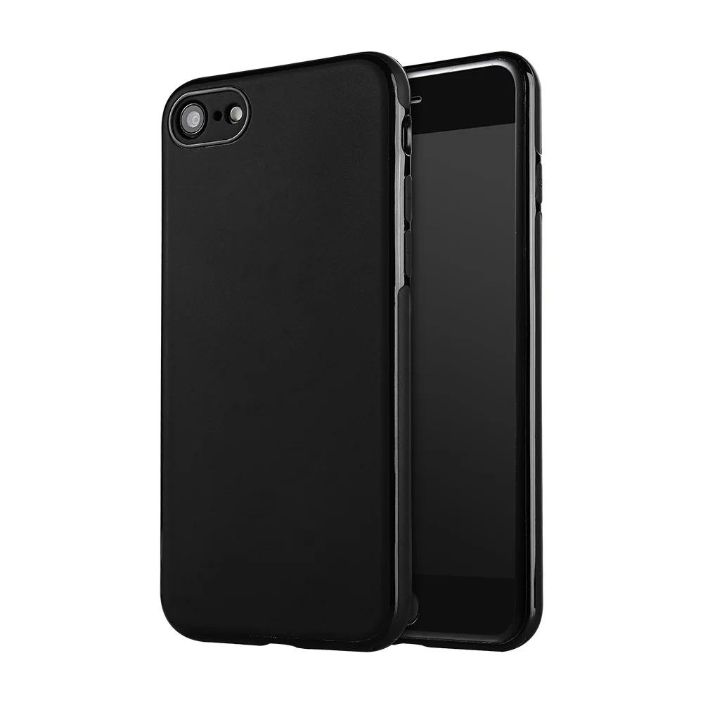 SULADA Магнитный чехол для iPhone 8 7 6 6s плюс мягкий силиконовый магнит чехол для айон 6 s 6s плюс Чехол для автомобиля держатель телефона Funda - Цвет: Black