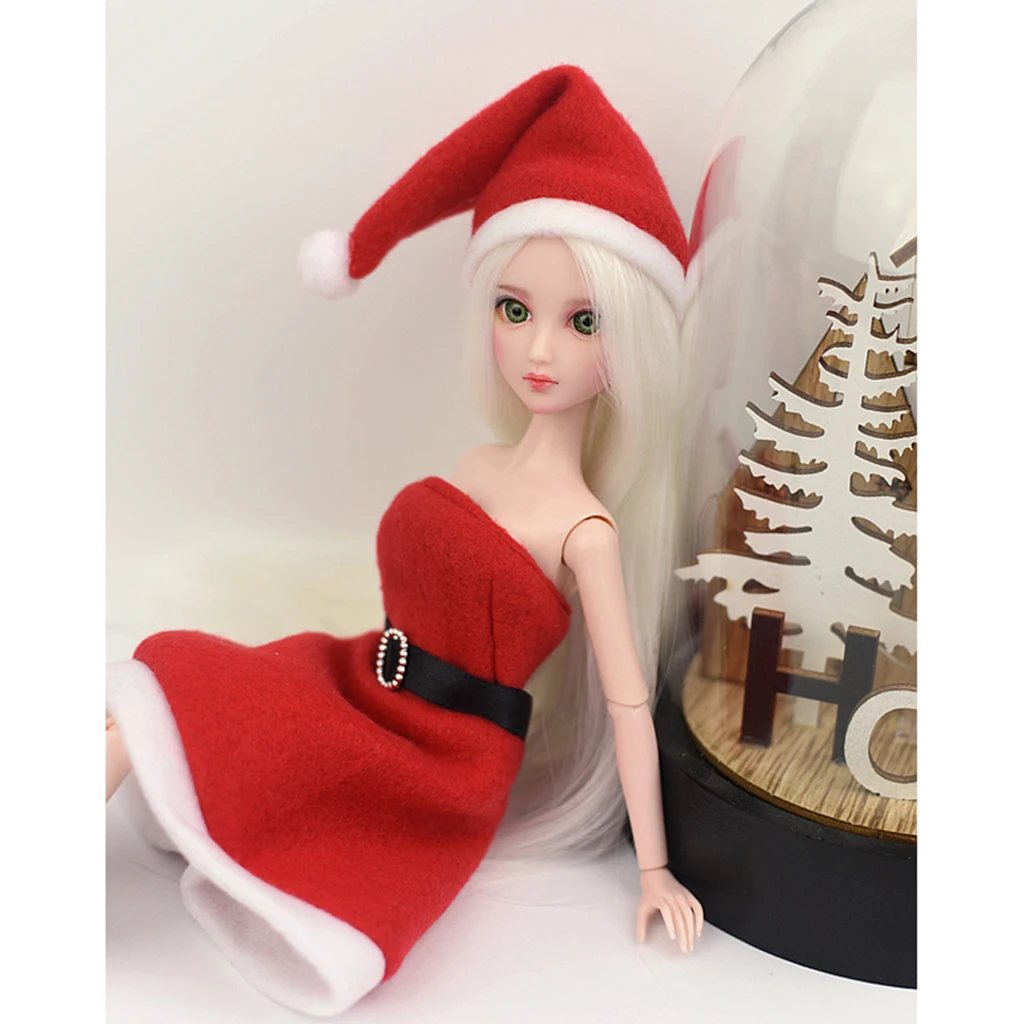 Милый Рождественский костюм Одежда для Azone кукла Licca платье с открытыми плечами