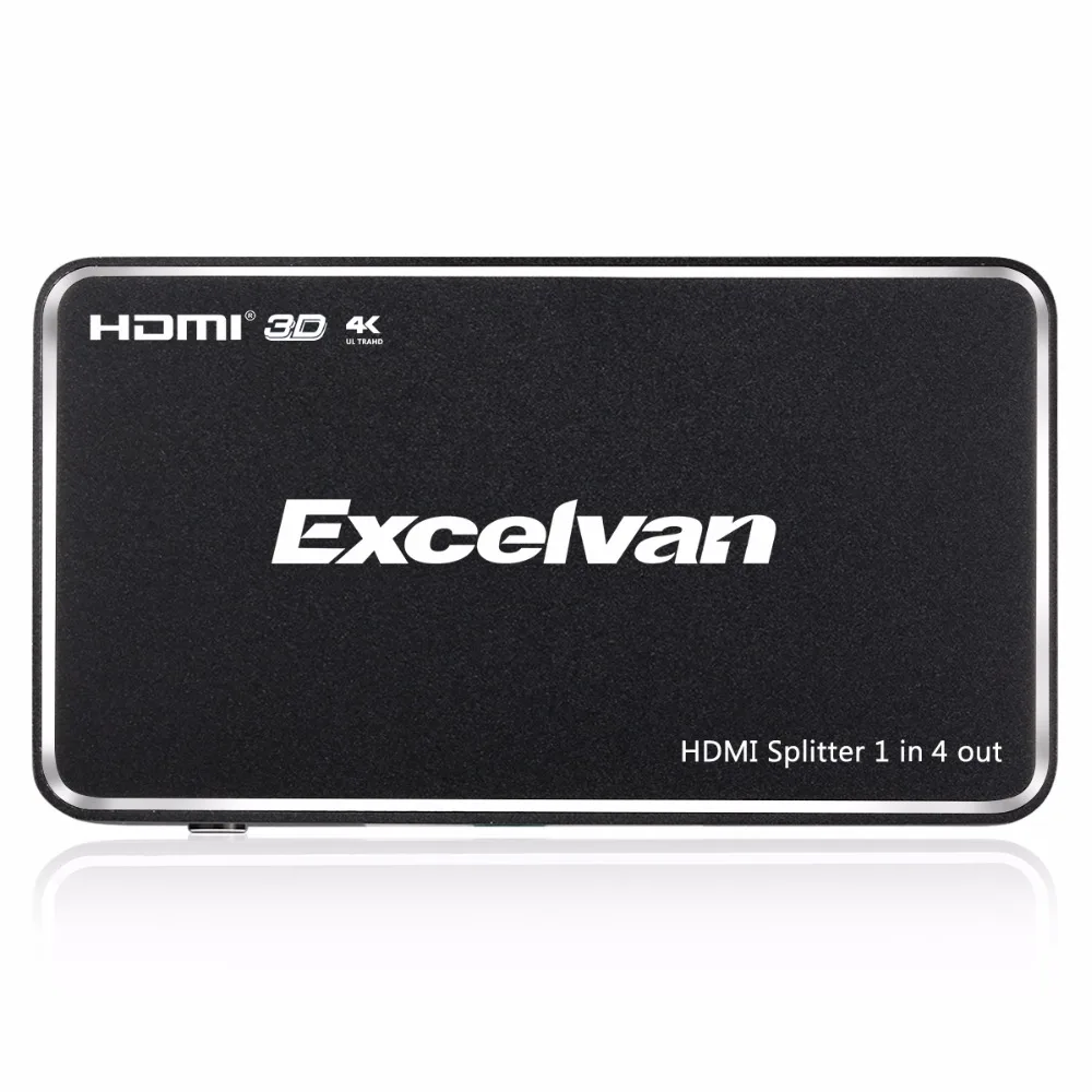 Excelvan HDMI Сплиттер 4K Full HD 1080p видео 1 4 переключатель 1X4 усилитель раздельный дисплей