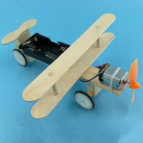 Технология «сделай сам» для детей, маленькие электрические самолеты, игрушка для научных экспериментов, материалы для детских игрушек