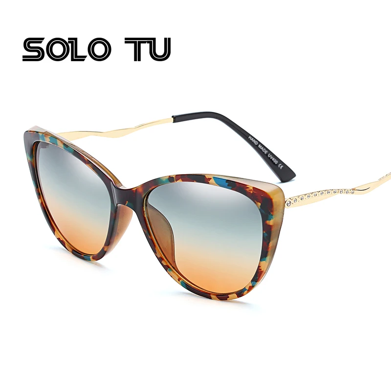 Модные женские глаз Очки Рамки оптика ясно Кошачий Глаз Солнцезащитные женщи