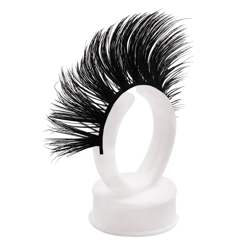

mink eyelashes 5 pairs 3d mink lashes natural long false lashes 1cm-1.5cm 3d lash extension plastic cotton stalk false eyelashes