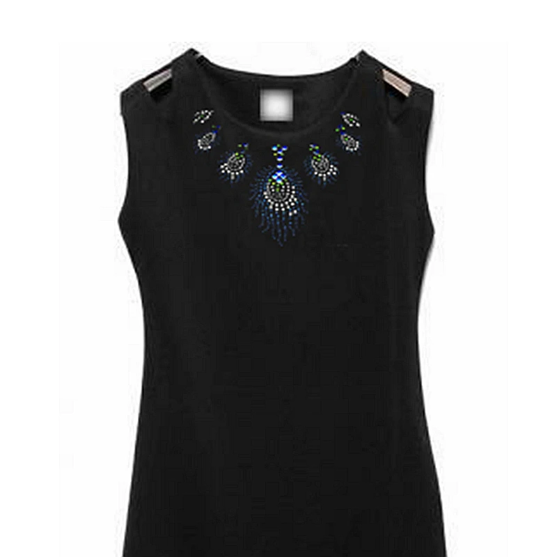 10 шт./лот Павлин Камень Кристалл Исправление узор из страз горячей фиксации