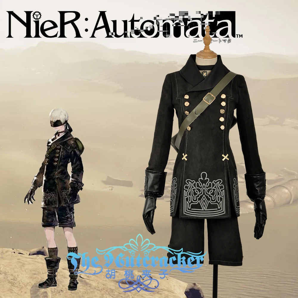 Игры NieR: Automata Cosplay йорха номер 9 тип S костюм для косплея на заказ черная куртка
