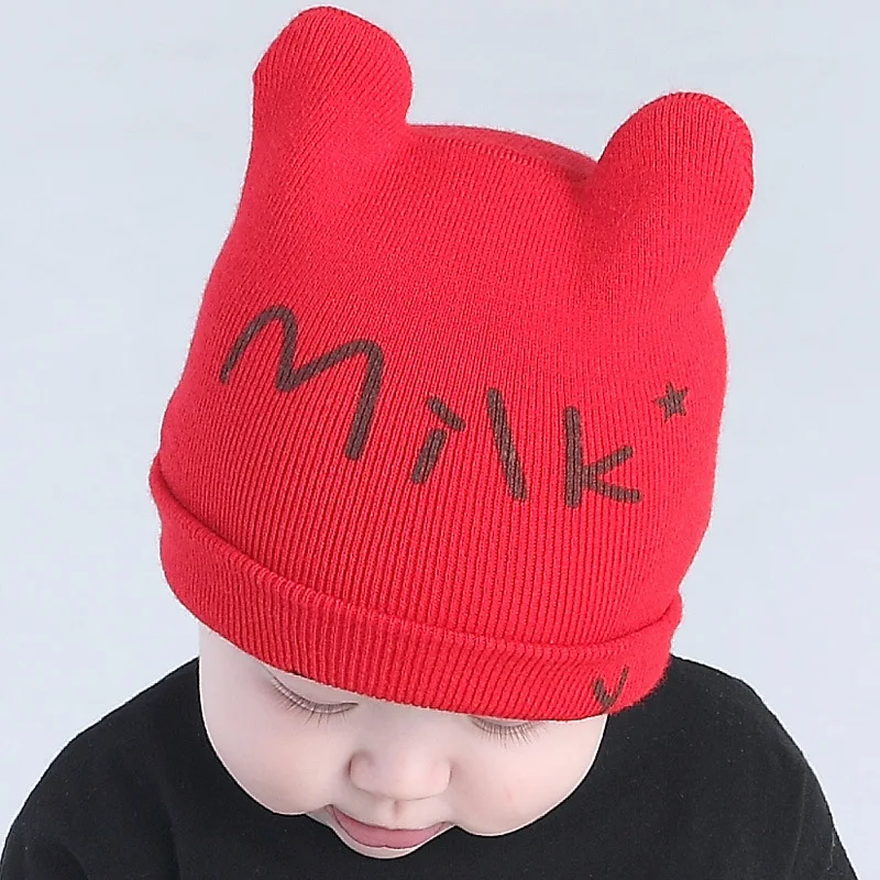 Весна Шляпа Ребенок Осенью Крышки Красочные Хлопок Caps Beanies Для девочка Мальчик