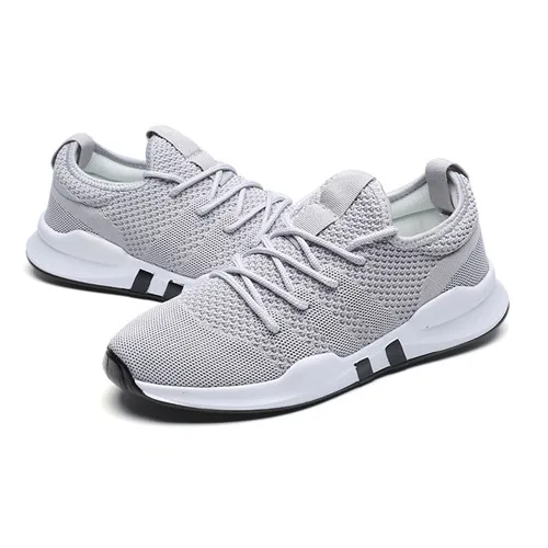 Grey URBANFIND легкие кроссовки мужская обувь спортивные кроссовки белые дышащие мягкие удобные кроссовки весна лето - Цвет: Grey