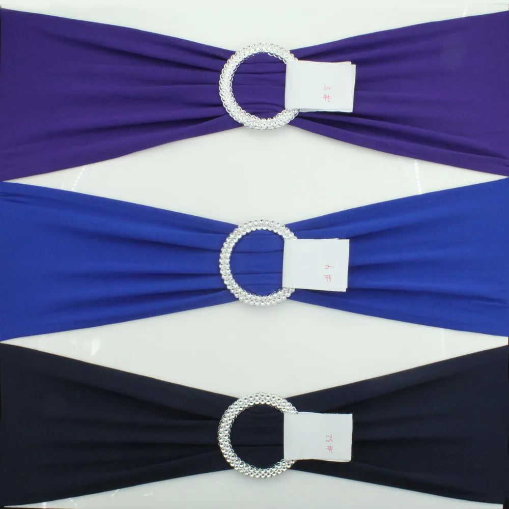 Горячее предложение 100 шт. съемные ремешки для стула из спандекса и лайкры банты с