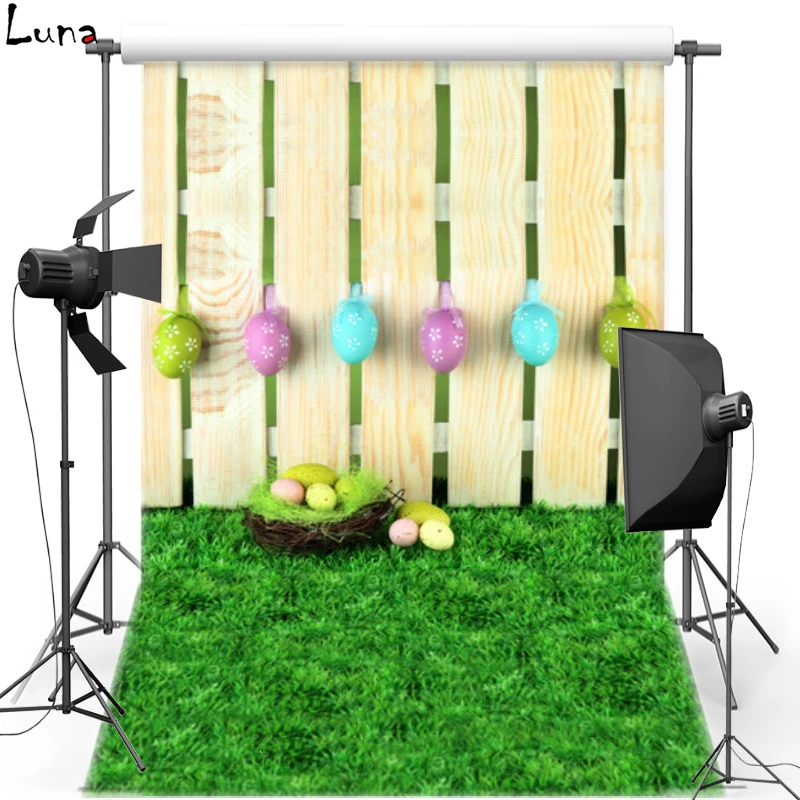 

Happy Easter Vinyl Photography Background For Baby Lawn Oxford Backdrop For photo studio Props 020