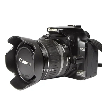 Бленда для объектива Canon 600 d 500 550 650 от 18 до 55 58 мм бленда 600D 550D 1100D 450D 500D 350D|lens hood for