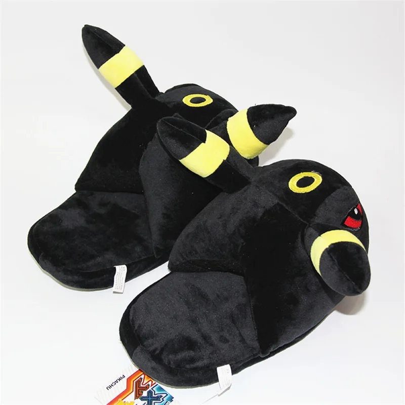 XY Mimikyu Q Sylveon Umbreon Eevee/плюшевые домашние тапочки для взрослых; сезон осень-зима; SA1498