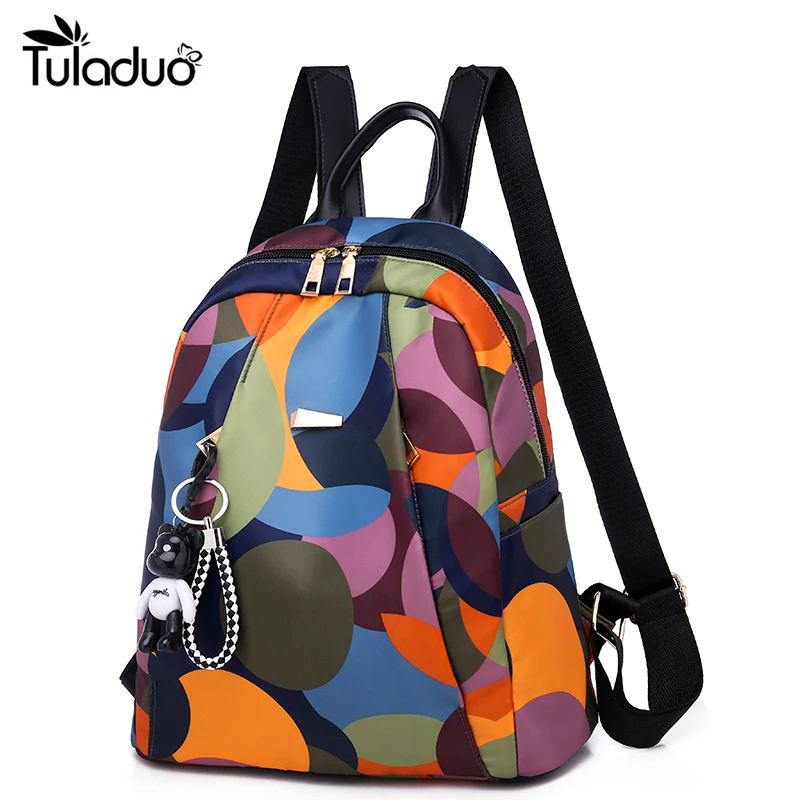 

New Backpack Women Oxford Multifuction Bagpack Casual Anti Theft Fashion Backpack For Teenager Girls Schoolbag 2022 Sac A Dos