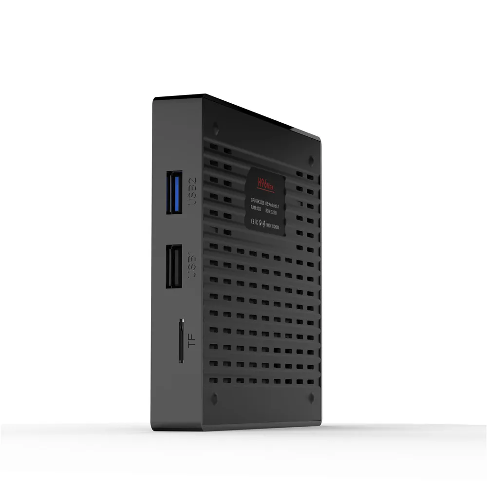 H96 Max Plus Android 9 0 ТВ приставка RK3328 4 Гб ОЗУ 32 ПЗУ телеприставка к H.265 HDR10 USB 3 wifi HD Смарт