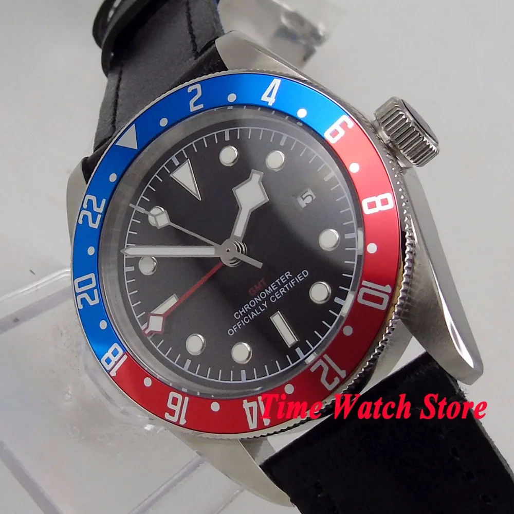 Мужские автоматические наручные часы с сапфировым стеклом 41 мм|Мужские