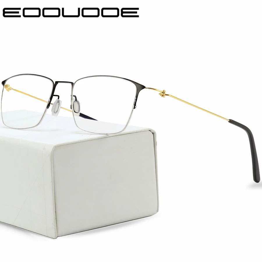 Титановая оправа для очков мужская по рецепту и женская оптическая близорукости
