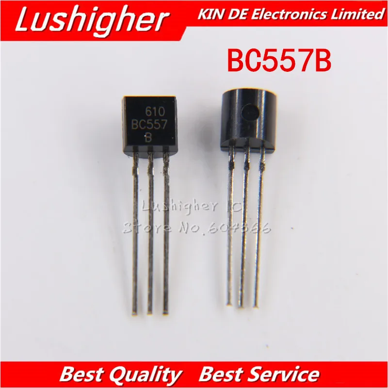ТРАНЗИСТОР BC547B BC557B TO92 100 шт. BC547 + 50 BC557 TO 92 NPN PNP|transistores 50pcs|transistor pnp npntransistor bc557 |
