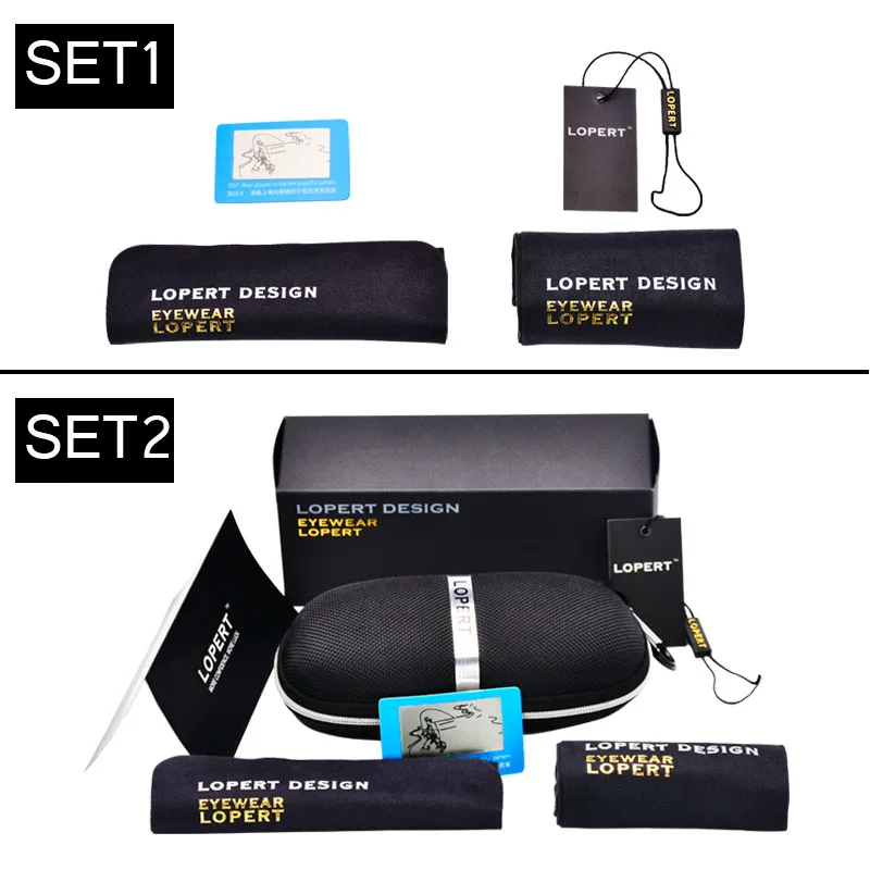 LOPERT модные поляризационные Квадратные Солнцезащитные очки Мужские брендовые