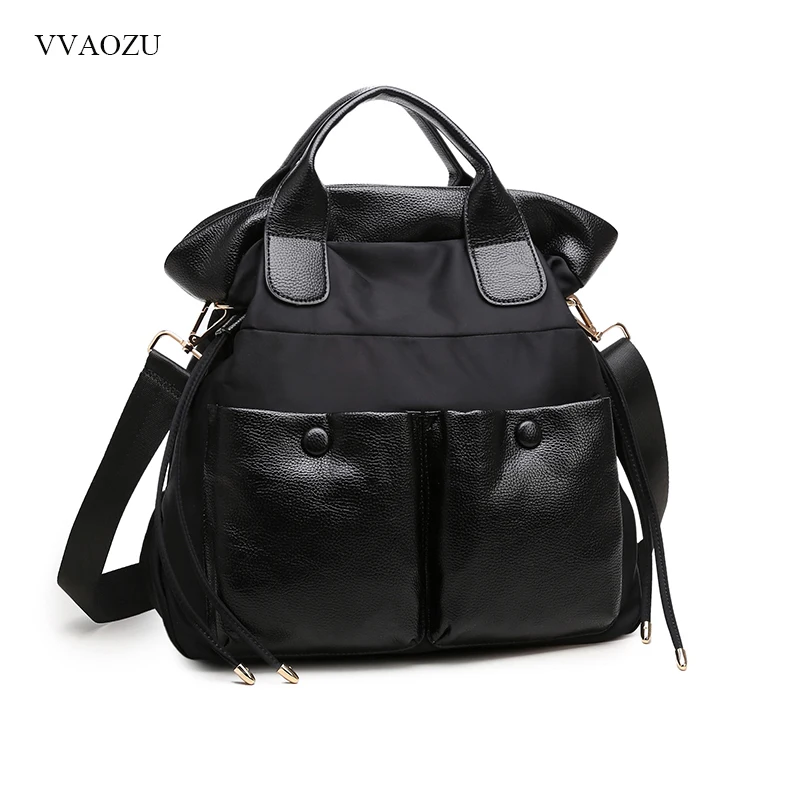 Women Handbag New Arrival Nylon and Leather Large Capacity Shoulder Crossbody Bags Tote Bolsas Feminina Borse Female