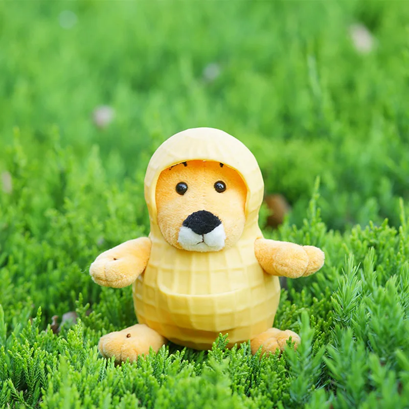 12CM Kawaii Mini Hamster Plush Toy Cartoon Peanut Mouse Doll Squirrel Chipmunk Creative Dolls Kids Birthday Gift | Игрушки и хобби