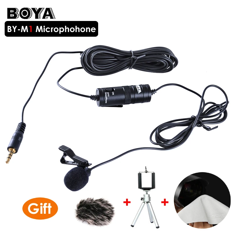 BOYA BY-M1 петличный нагрудный всенаправленный конденсаторный записывающий