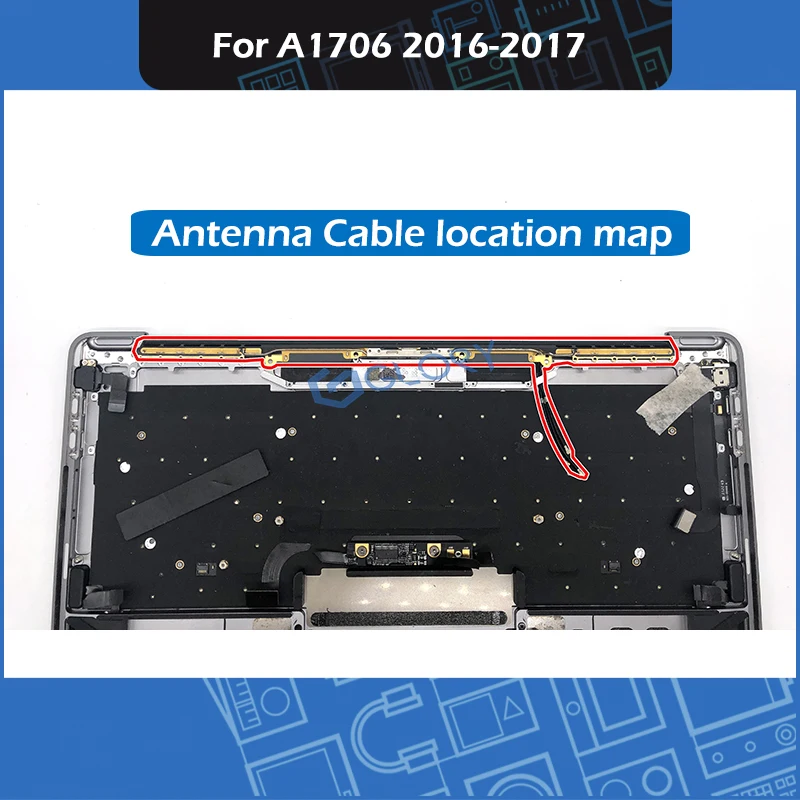 Новый A1706 A1707 A1708 антенный кабель для Macbook Pro Retina 13 &quot15&quot Поздняя 2016 Mid 2017 WiFi антенна
