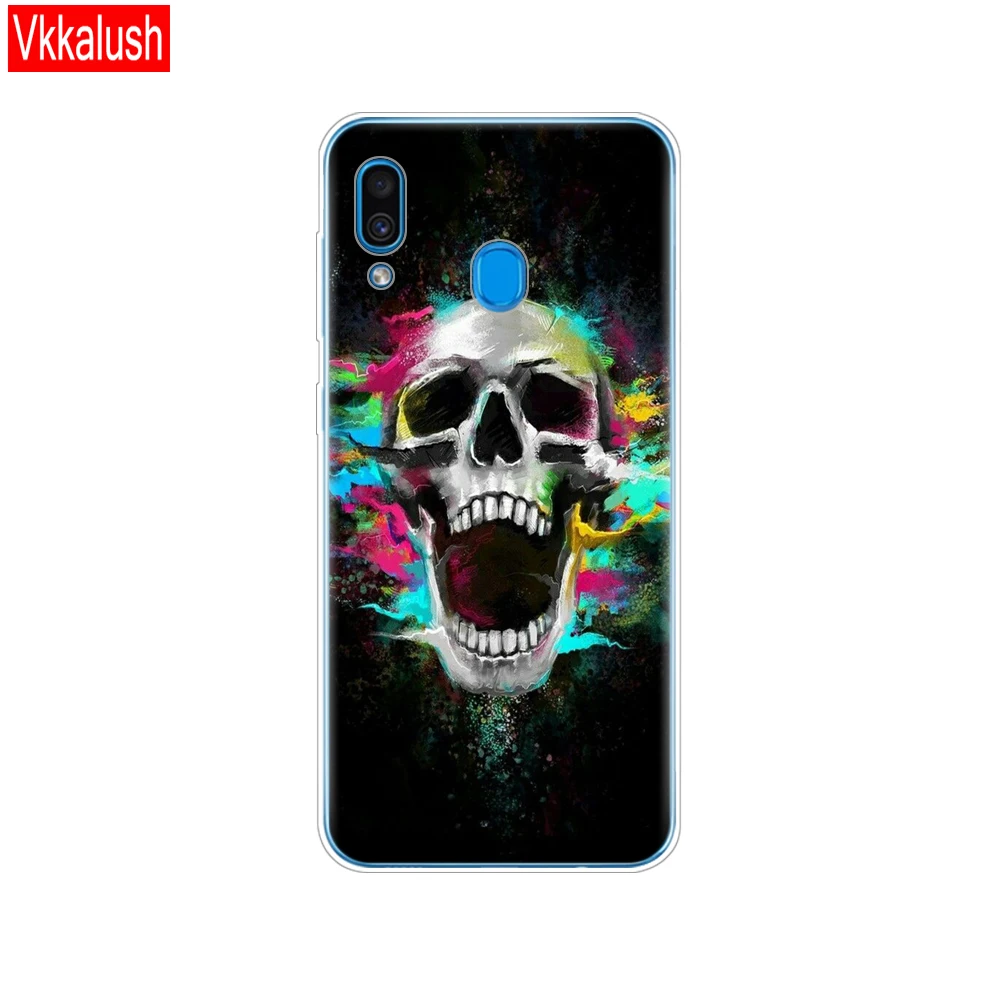 80272 Силиконовый чехол Sfot для Samsung Galaxy A20, чехол A20E, чехол для Samsung A20 A 20, A205F, A20E, A202F, защитный чехол, полностью 360 - Цвет: 80272