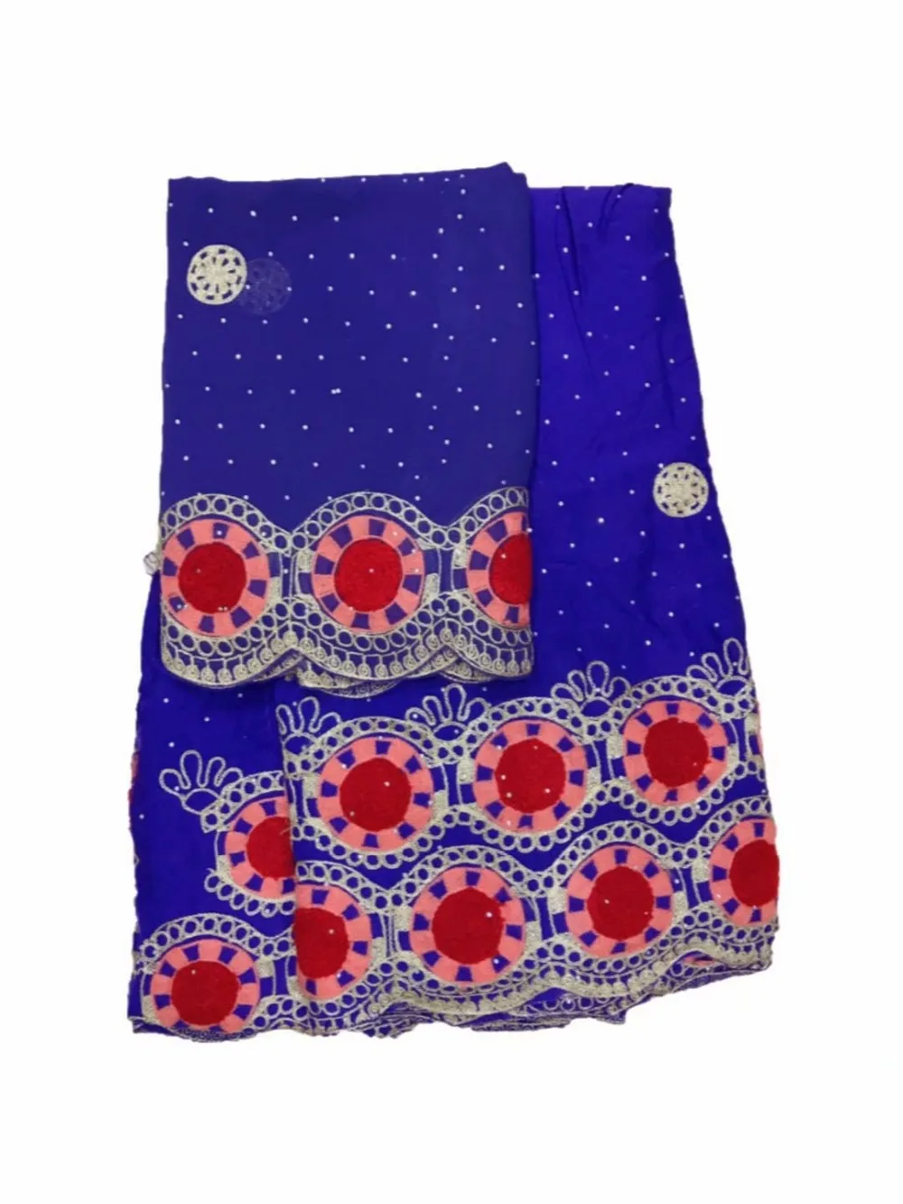 Африканский кружевной ткани 5 двор фиолетовый красный материал для шитья