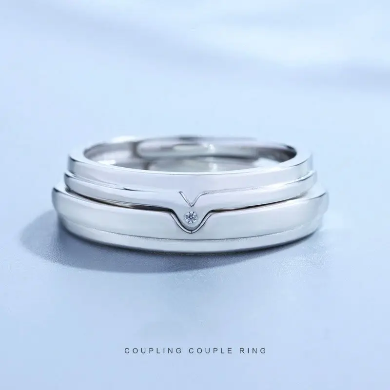 Silvology, 925 пробы, Серебряное соединение, пара колец, оригинальное серебро, креативное, элегантное, фестиваль, сексуальные кольца, романтическое ювелирное изделие, Шарм