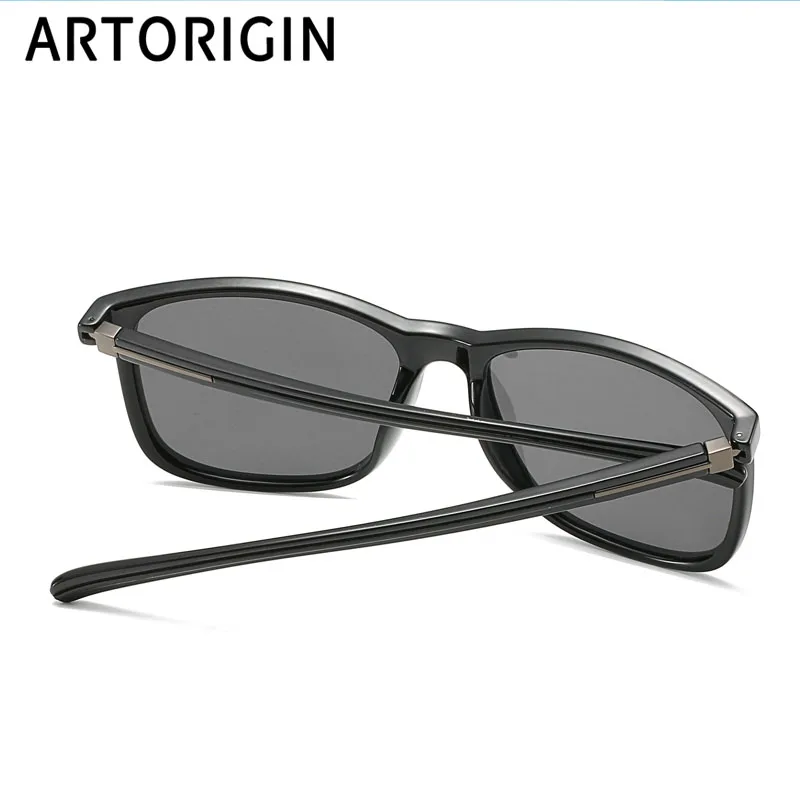 Большие поляризационные солнцезащитные очки с высокой четкостью черные