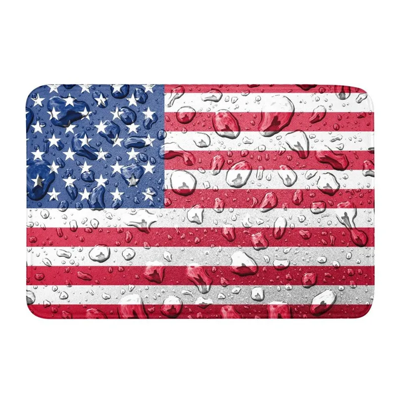 Коврики для ванной Прохладный США британский флаг 3D коврик с печатью