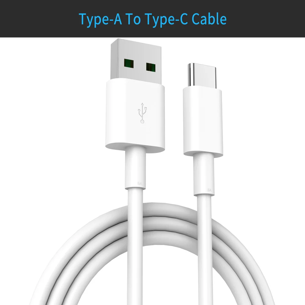 White ORICO AC5 usb type C кабель 5A Max зарядный кабель USB2.0 кабель для передачи данных для Xiaomi huawei samsung - Цвет: White