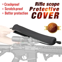 black neoprene rifle scope cover hunting riflescope bag accessory rifle scope pouch gz60096