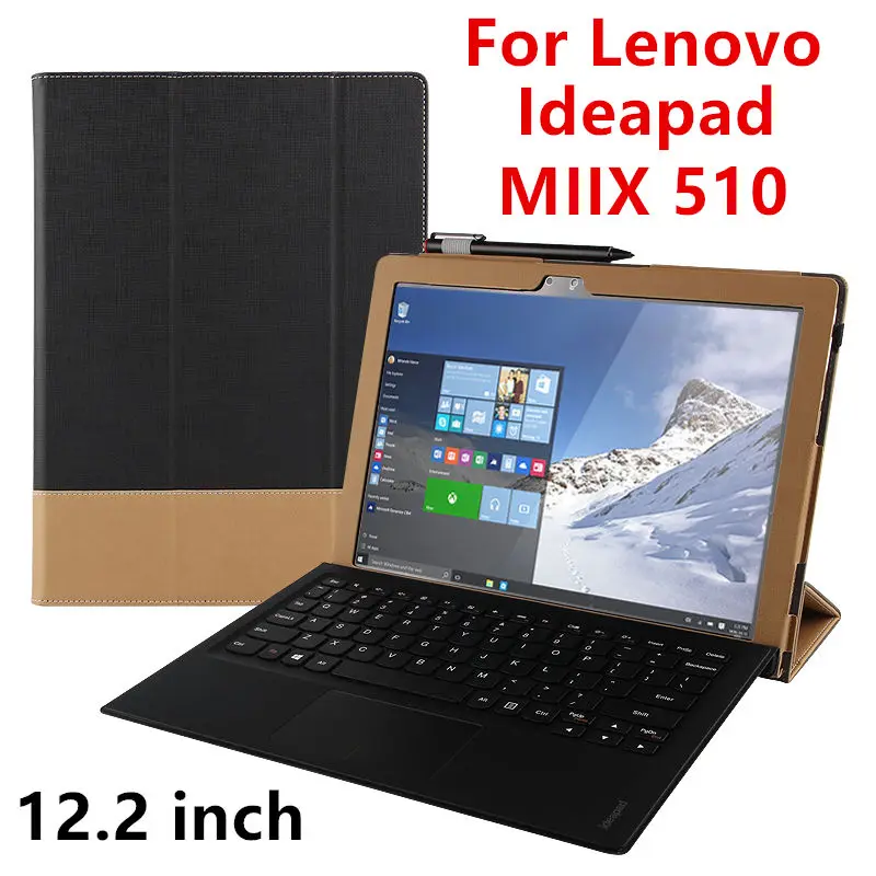 Чехол для Lenovo Ideapad Miix 510 защитный умный чехол из искусственной кожи планшета MIIX5 ПУ