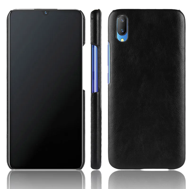 ДЛЯ Vivo V11 чехол для телефона 6 41 дюймов Роскошный PU кожа личи ударопрочный Pro