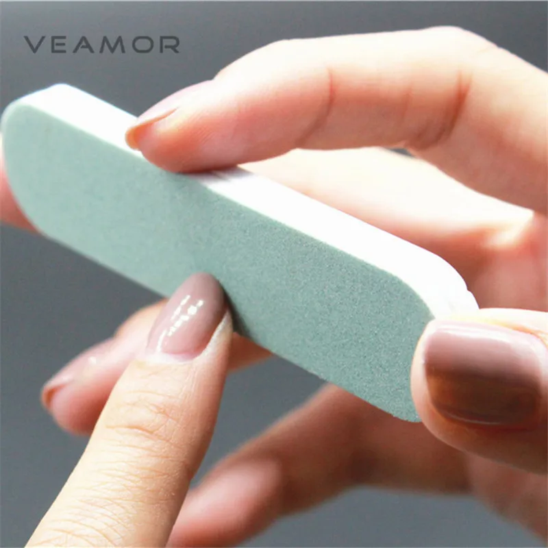 10PCS/LOT 2 Sides Smaill Nail File Buffer Functions Polish Strip Sponge Art Tools Set Easy To Take | Красота и здоровье