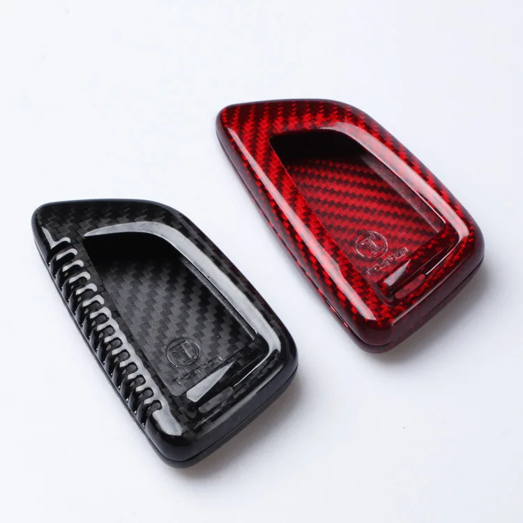 Чехол для ключа из углеродного волокна BMW 2 5 7 F45 G01 G30 G38 G11 G12 X1 F48 X2 F39 X5 M F15 F85 X6 F16 M-Sport