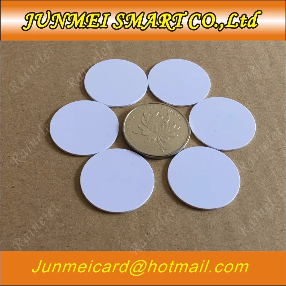 NFC тег nfc 215 чип карты диск ПВХ с диаметром 25 мм круглый для Tagmo|pvc tag|pvc 25mmpvc t |