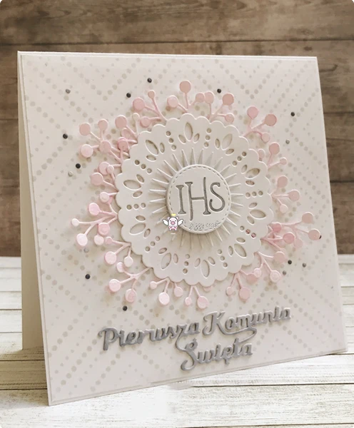 Mmao ремесла металла стали резки штампы 2019 польский IHS письмо венок трафарет для DIY