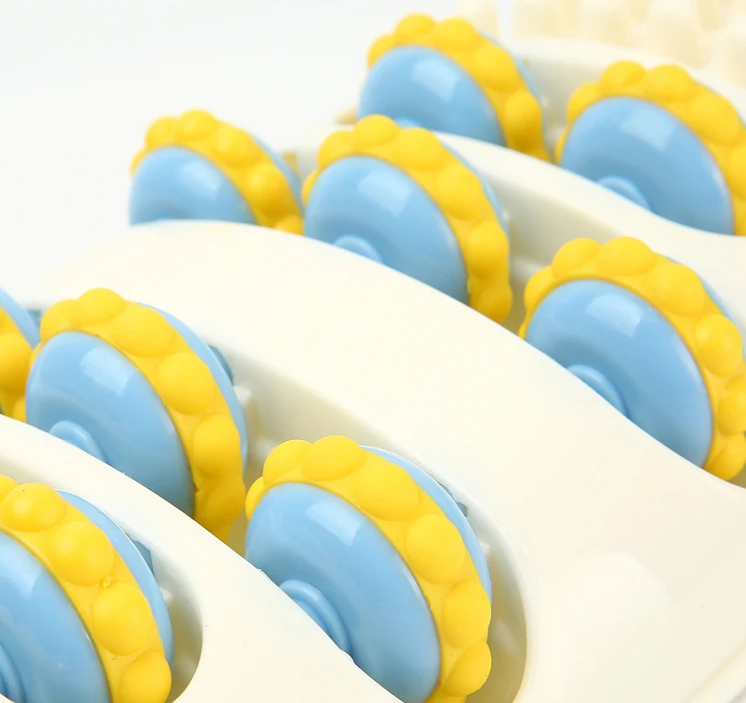 Роликовый массажер для ног акупунктурный точечный массажный Ролик коврик