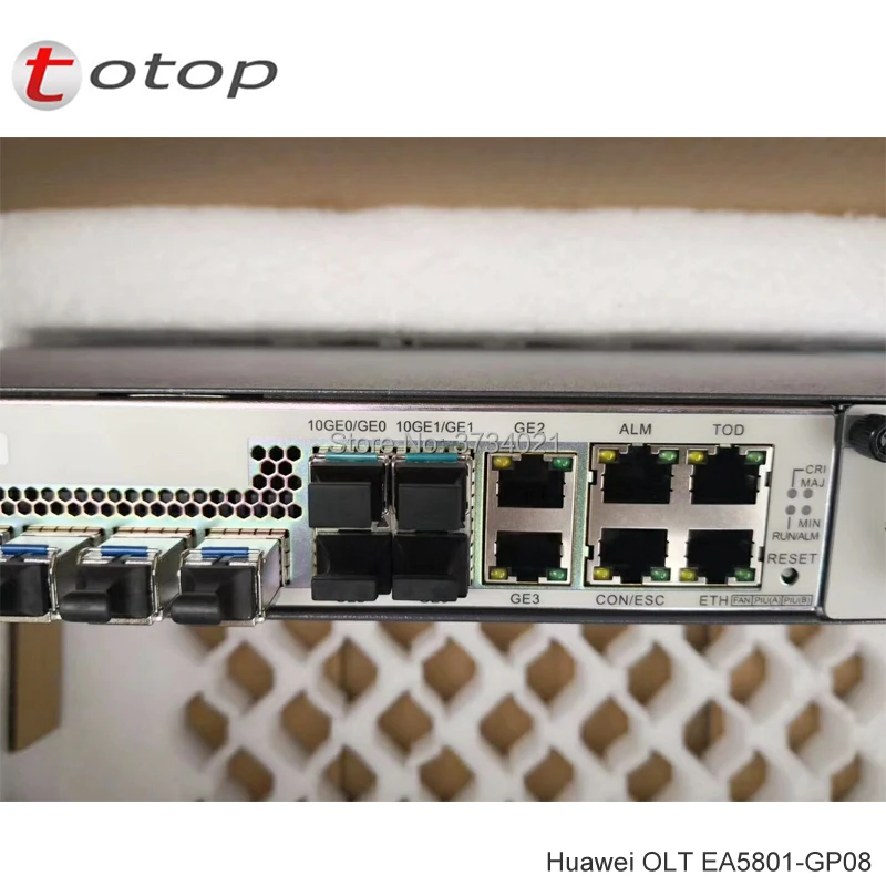 Huawei GPON OLT EA5801 GP08 8 * 2 10GE/GE GE(8 шт. класса B + модули) с двойной питания переменного тока