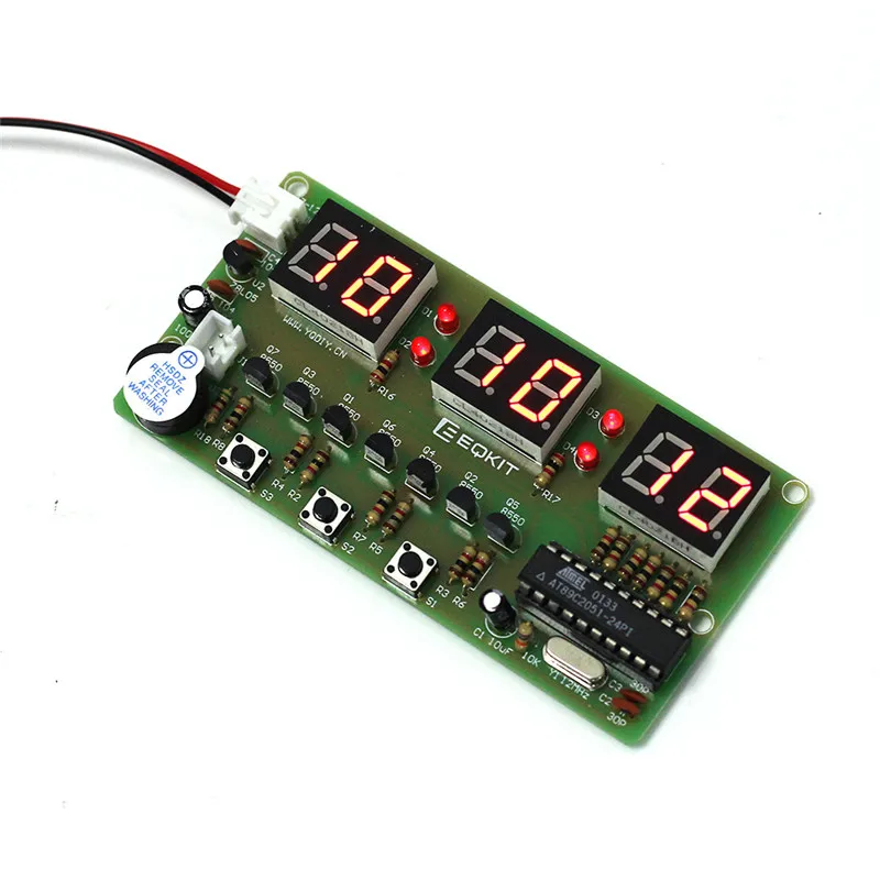 100 шт./лот C51 цифровые DIY электронные часы набор DIY Набор шесть 6 битов электронные детали и компоненты Eletronicos DIY Набор