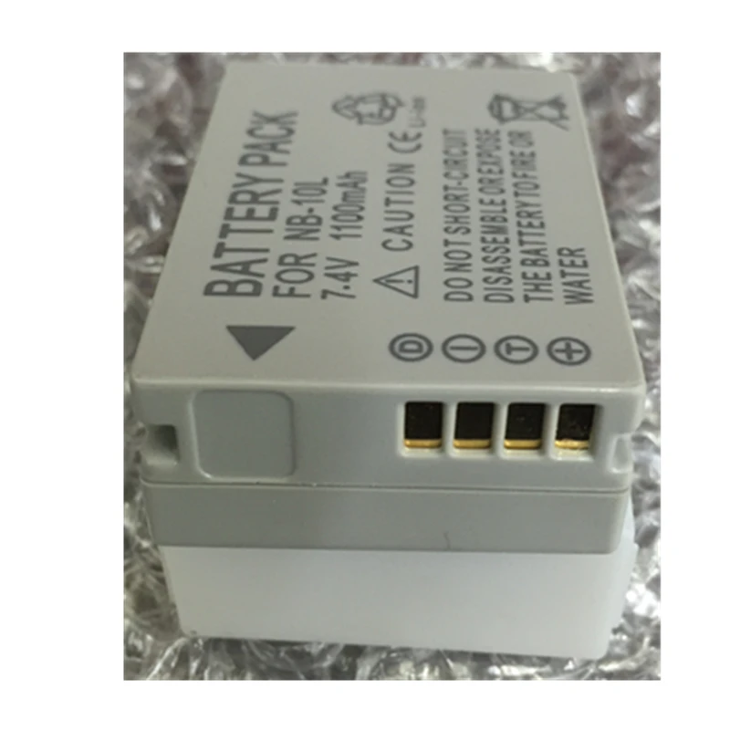 NB-10L комплект литиевых батарей NB10L цифровой Камера батарея NB 10L для Canon G1X G15 G16 SX40HS